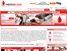 Tablet Screenshot of merablood.com